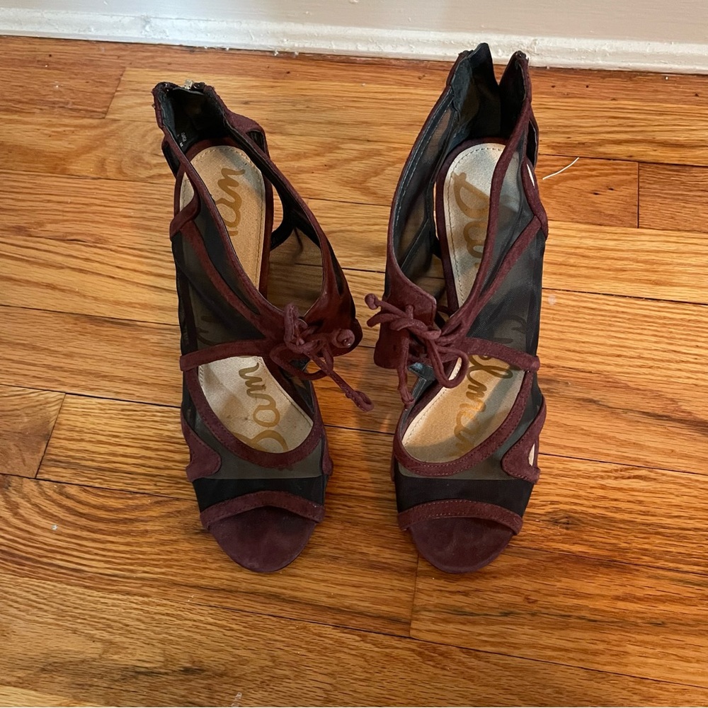 Sam Edelman lace up heels